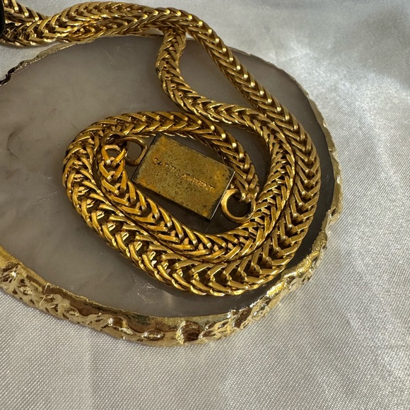 Saint Laurent Black Suede and Leather Betty Shoulder Bag - Picture 8 of 13